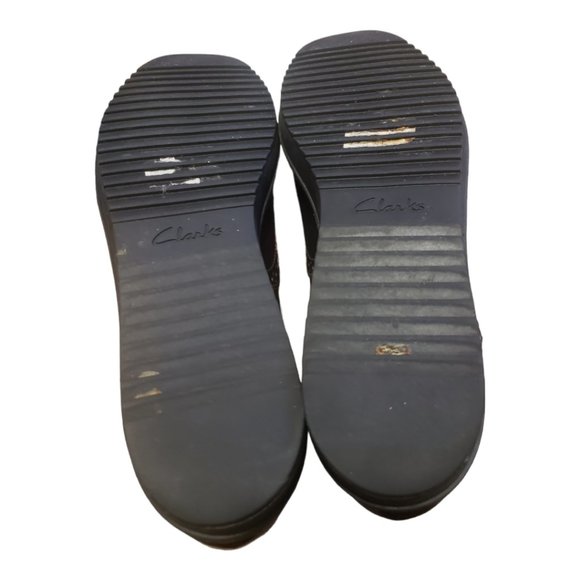 Clark’s Teadale Maira Oxford Shoe 8 1/2 M Red/Brown Platform Wing-tip Leather! - Picture 11 of 13